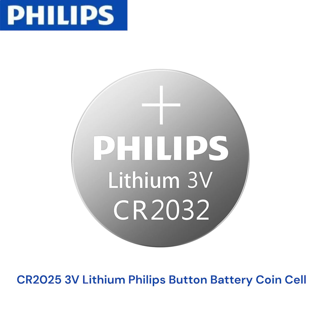 CR2025 3V Lithium Philips Button Battery