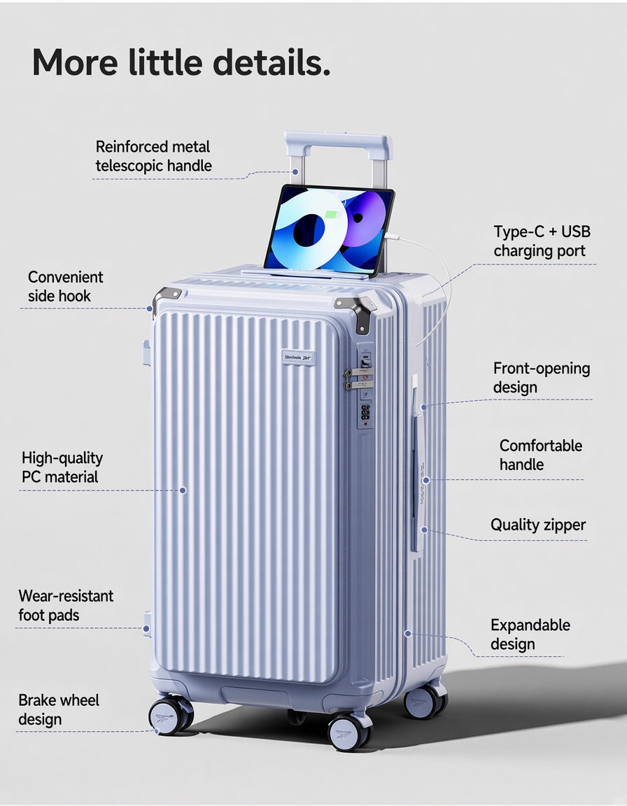 Reebok Expandable Multi-functional Suitcase