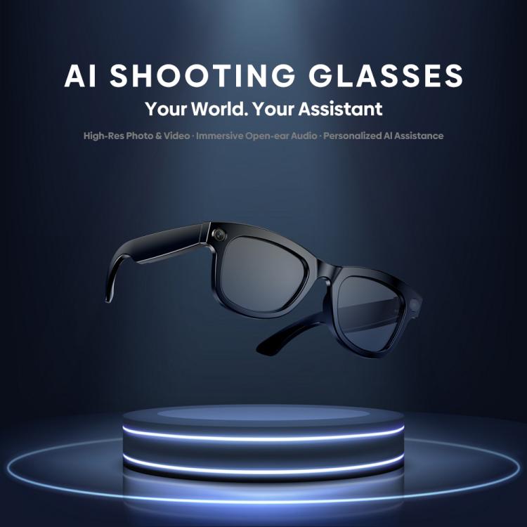 Zeblaze Eyewear AI Shooting Glasses Open-ear Audio AI Assistance(Sunglasses Lenses)