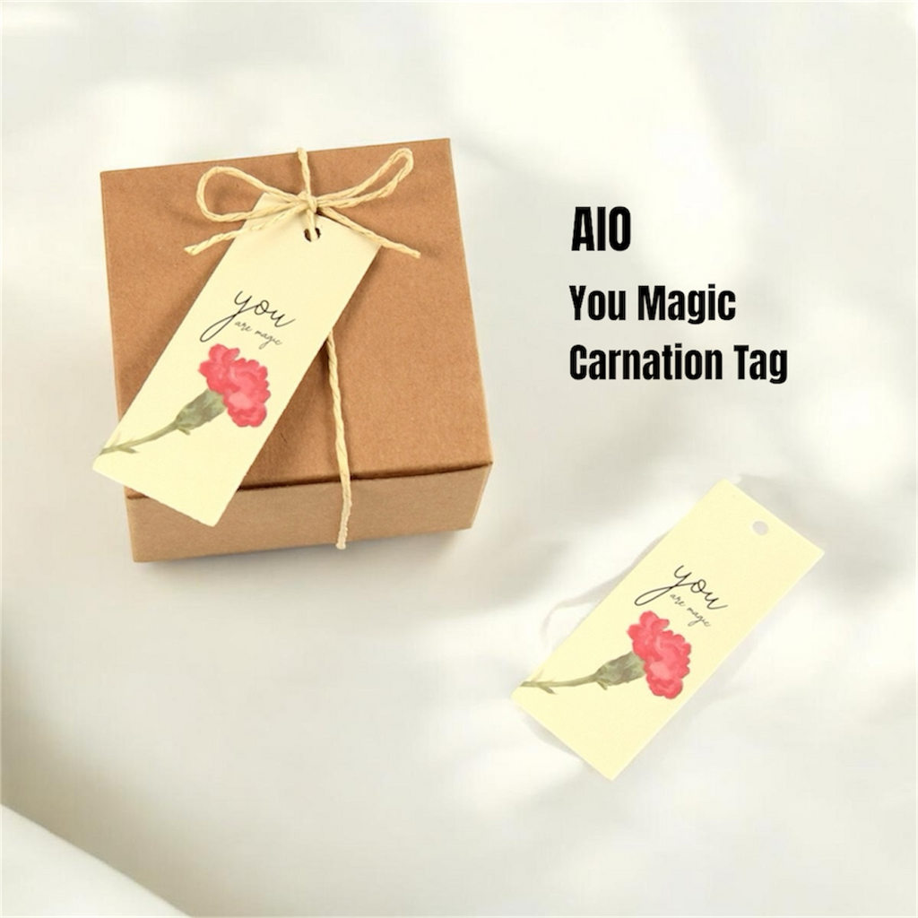 AlO You Magic Carnation Tag