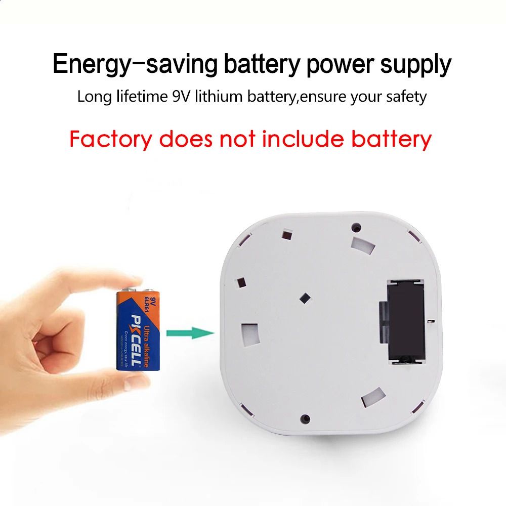 Tuya Wifi Smoke Detector Sensor Smart Home Security Protection Alarm