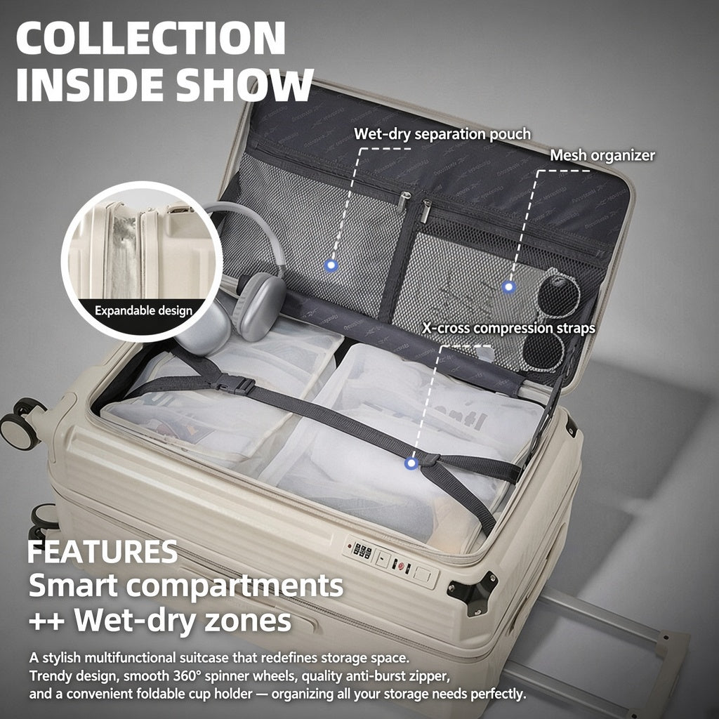 Reebok Expandable Multi-functional Suitcase