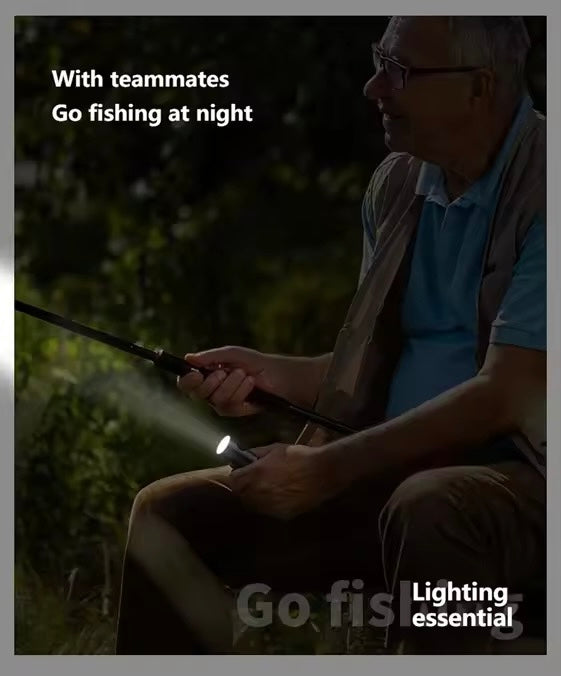 Philips 1126 Flashlight Led Type-C Portable Flashlight EDC With 4 Lighting Modes For Self Defense Camping Torch Light