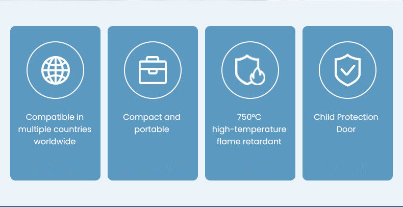 Universal Global Conversion Socket Strip for Philips Power Adapter Plug