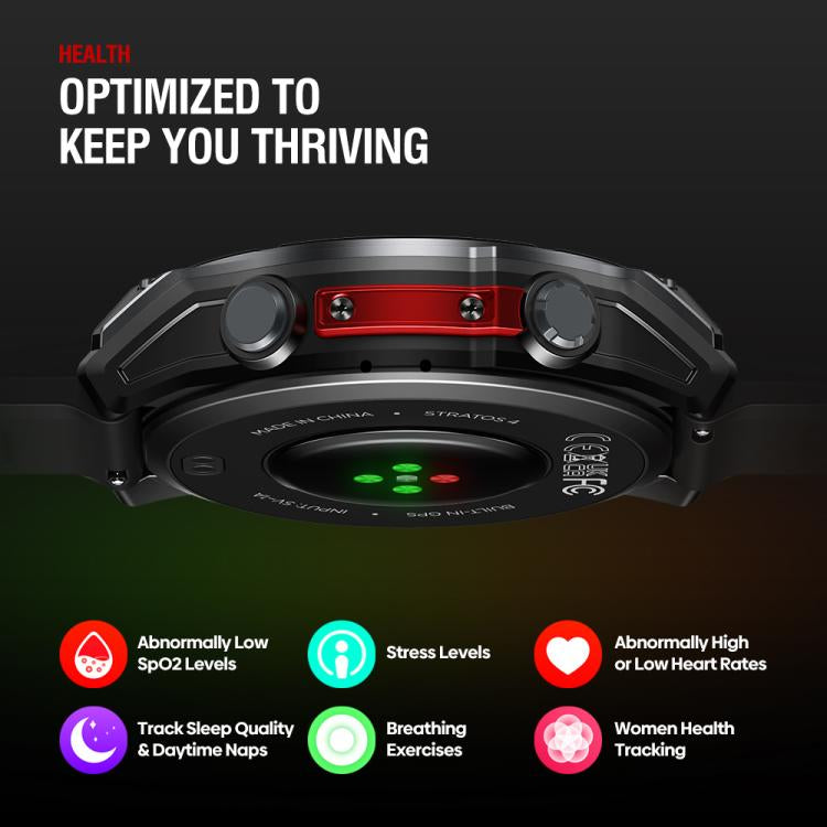 Zeblaze Stratos 4 Rugged Outdoor GPS Smart Watch